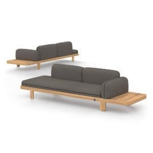 Mamagreen Hacienda Left Hand Sectional W/ Arm (Teak)