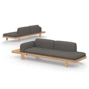 Mamagreen Hacienda Right Hand Sectional W/ Arm (Teak)