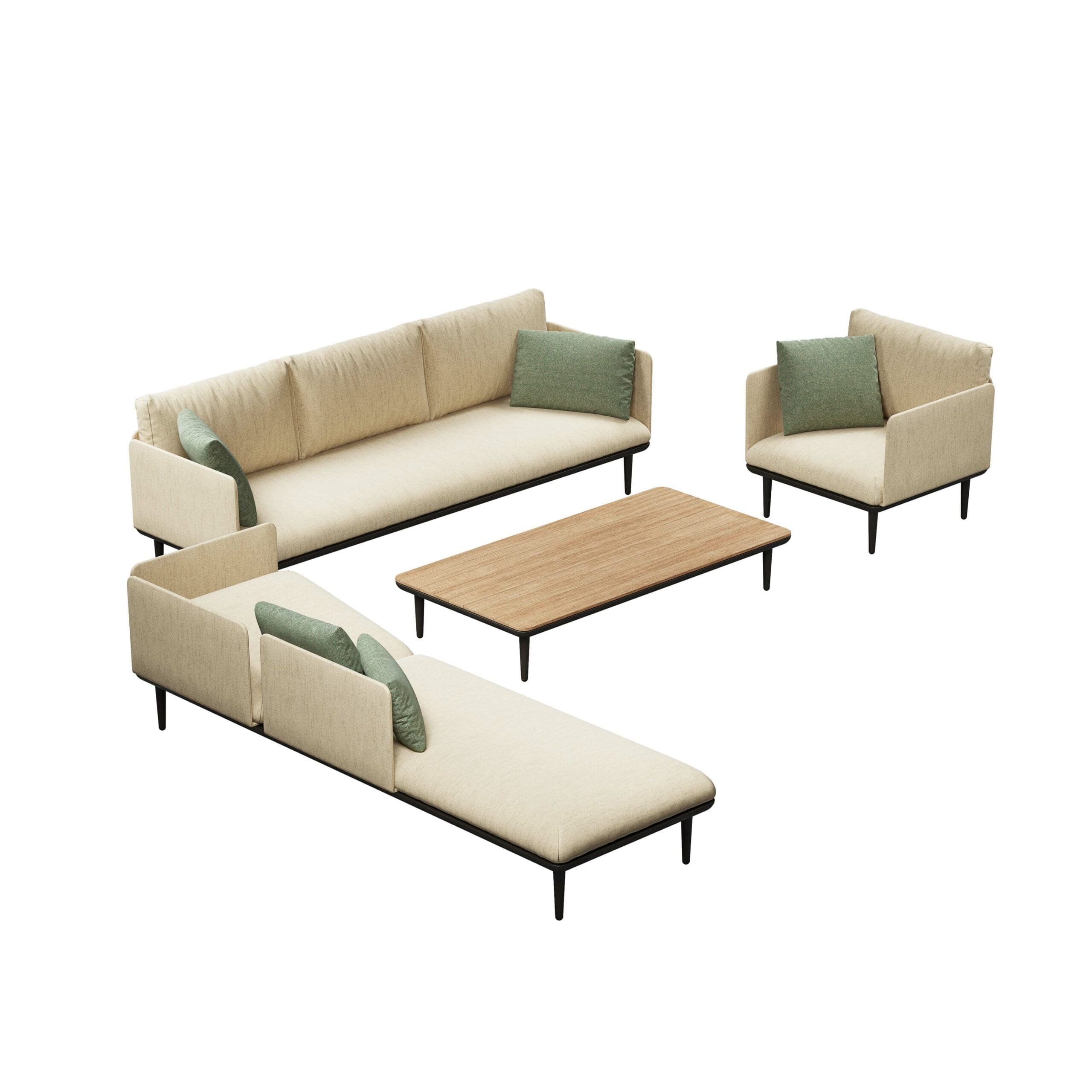 Royal Botania STYLETTO LOUNGE SET 7 Royal Botania STYLETTO LOUNGE SET 7