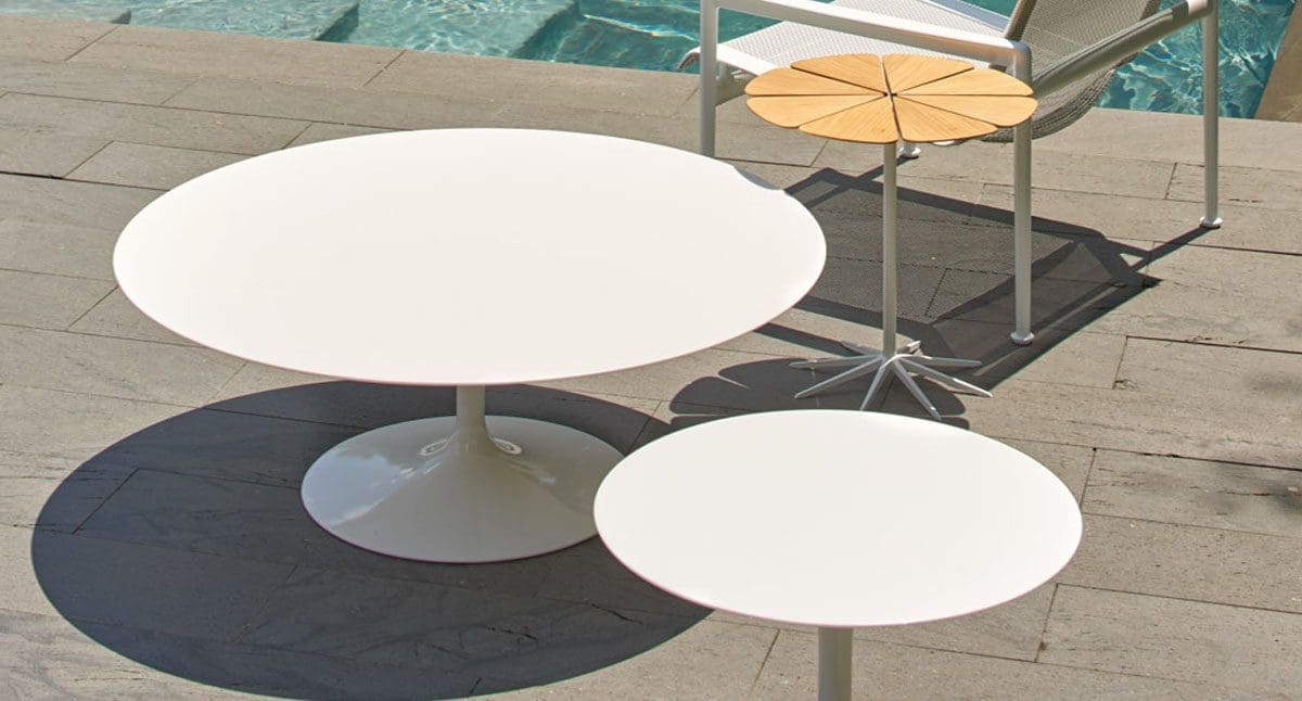 Knoll Outdoor furniture endures not just the elements, but the passing of time. Knoll Outdoor furniture endures not just the elements, but the passing of time.