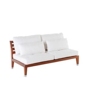 C'est la Vie 2 seater sofa in mahogany