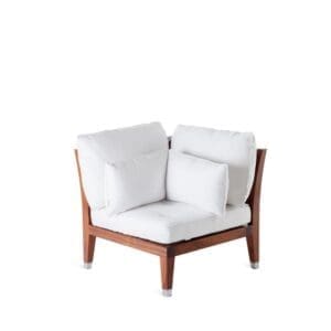 C'est la Vie corner module in mahogany