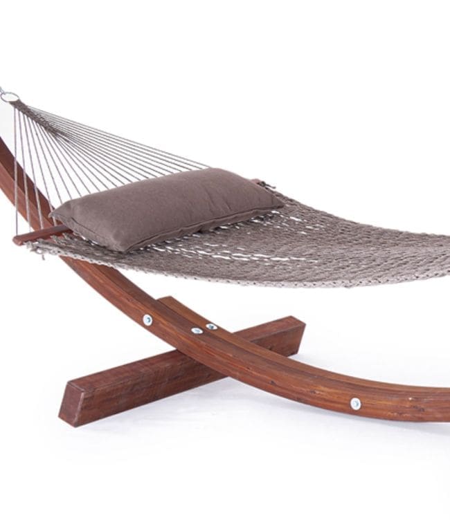 Amanda Cord Net in Grey Melange Polypropylene