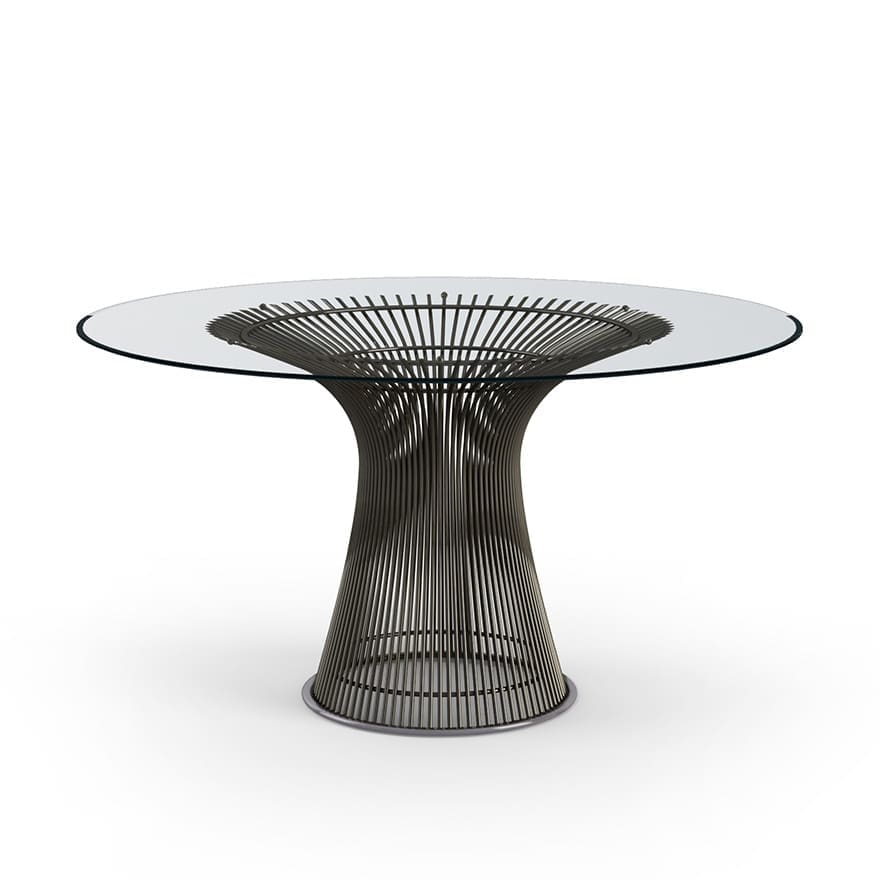 Knoll Platner Dining Table in Metallic Bronze Knoll Platner Dining Table in Metallic Bronze