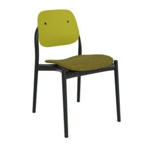Knollâ„¢ Iquo Chair Armless with Upholstered Seat & Plastic Back