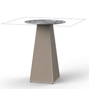 Vondom Gatsby Slim Square Base Side Table