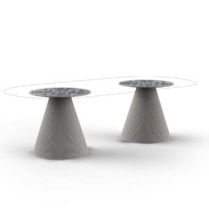 Vondom Double Round Base Dining Table