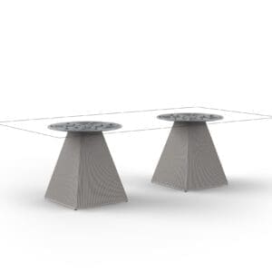 Vondom Double Square Base Dining Table