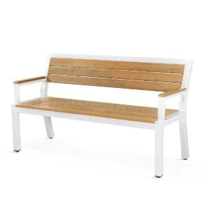Pavilion TEQUESTA Bench With Back Rest And Arms