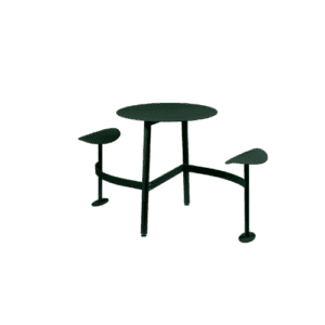 Fermob Bolder 2-Seater Round Table with Seats