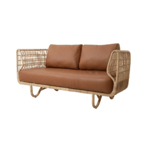 Cane-Line Nest Indoor 2-Seater Sofa W/ Cushions