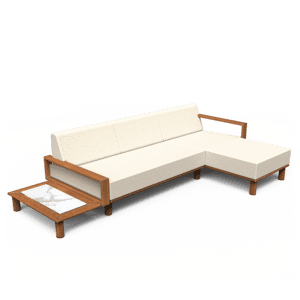 Tuuci Horizon Sofa with Left/Right Chaise and Plinth Table
