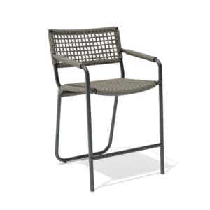 Walters Wicker Coast Counter Stool with Arms