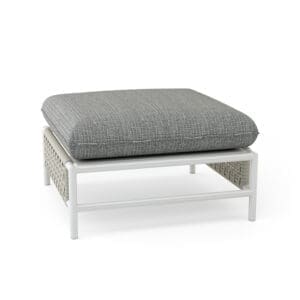 Walters Wicker Summer Ottoman
