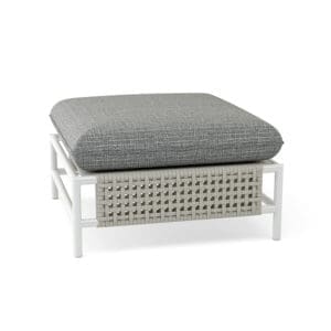 Walters Wicker Summer Ottoman