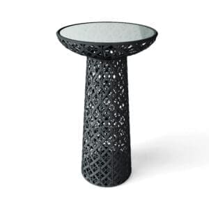 Walters Wicker Reverie Round High Dining Table
