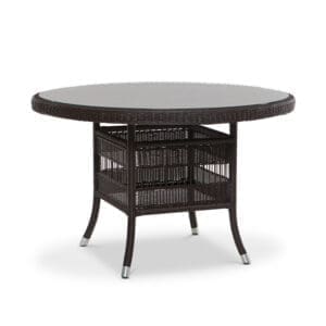 Walters Wicker Water Round Dining Table