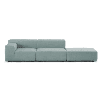 Kartell Plastics outdoor two-seater + pouf Kartell Plastics outdoor two-seater + pouf