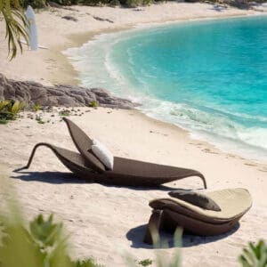 Dedon LEAF Beach chair with Gas Spring