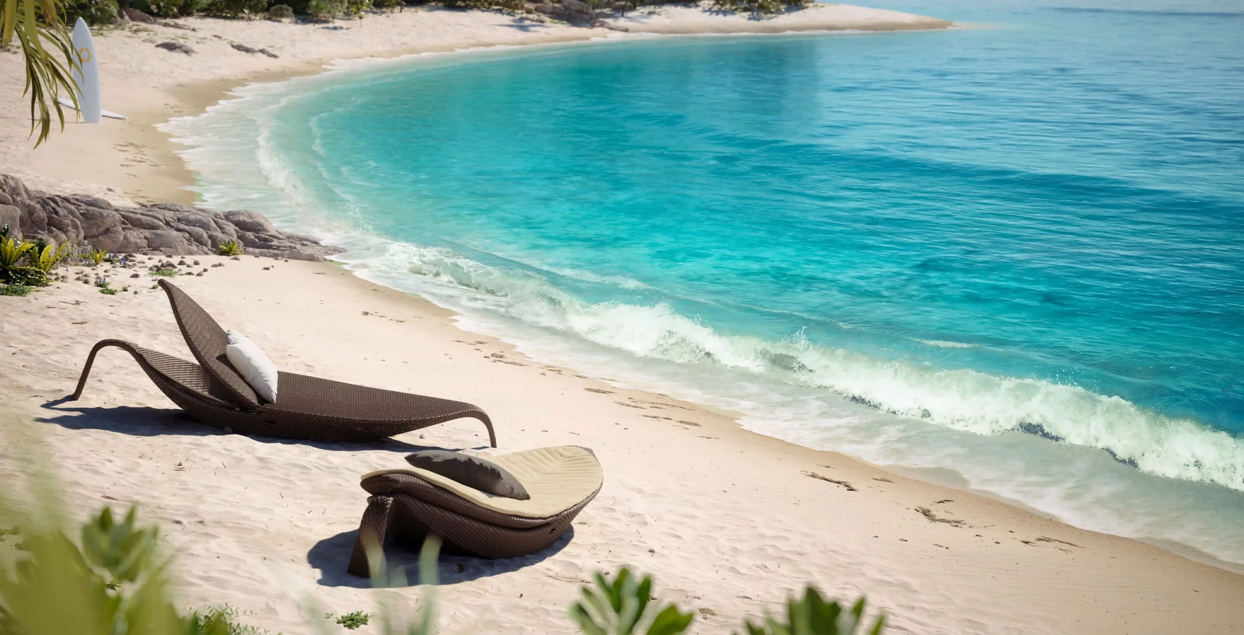 Dedon Leaf Beach Chair Dedon Leaf Beach Chair