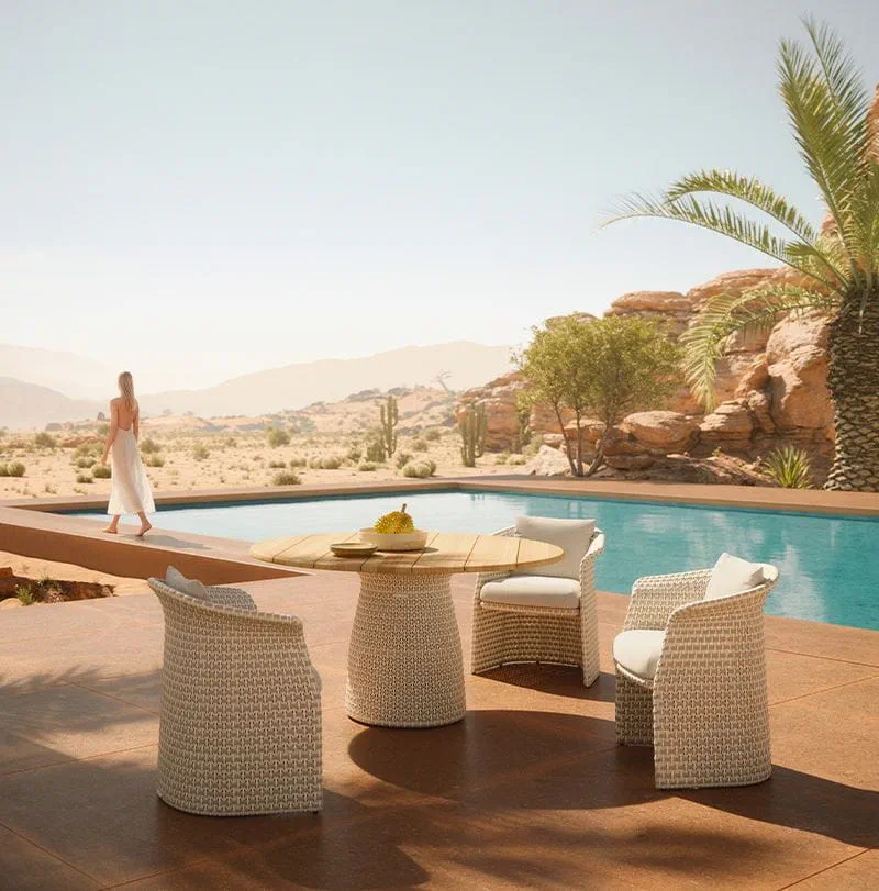 Dedon FLLAIR Dining Table Dedon FLLAIR Dining Table