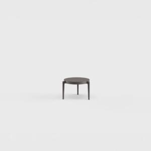 Danao 356 Side Table RD Aluminum 18″