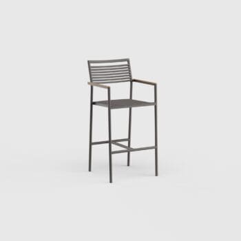 Danao Greenwich Bar Stool Arm Aluminum Danao Greenwich Bar Stool Arm Aluminum