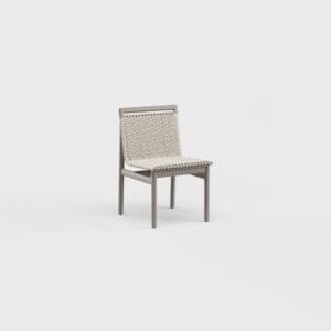 Danao Montauk Dining Side Chair Aluminum