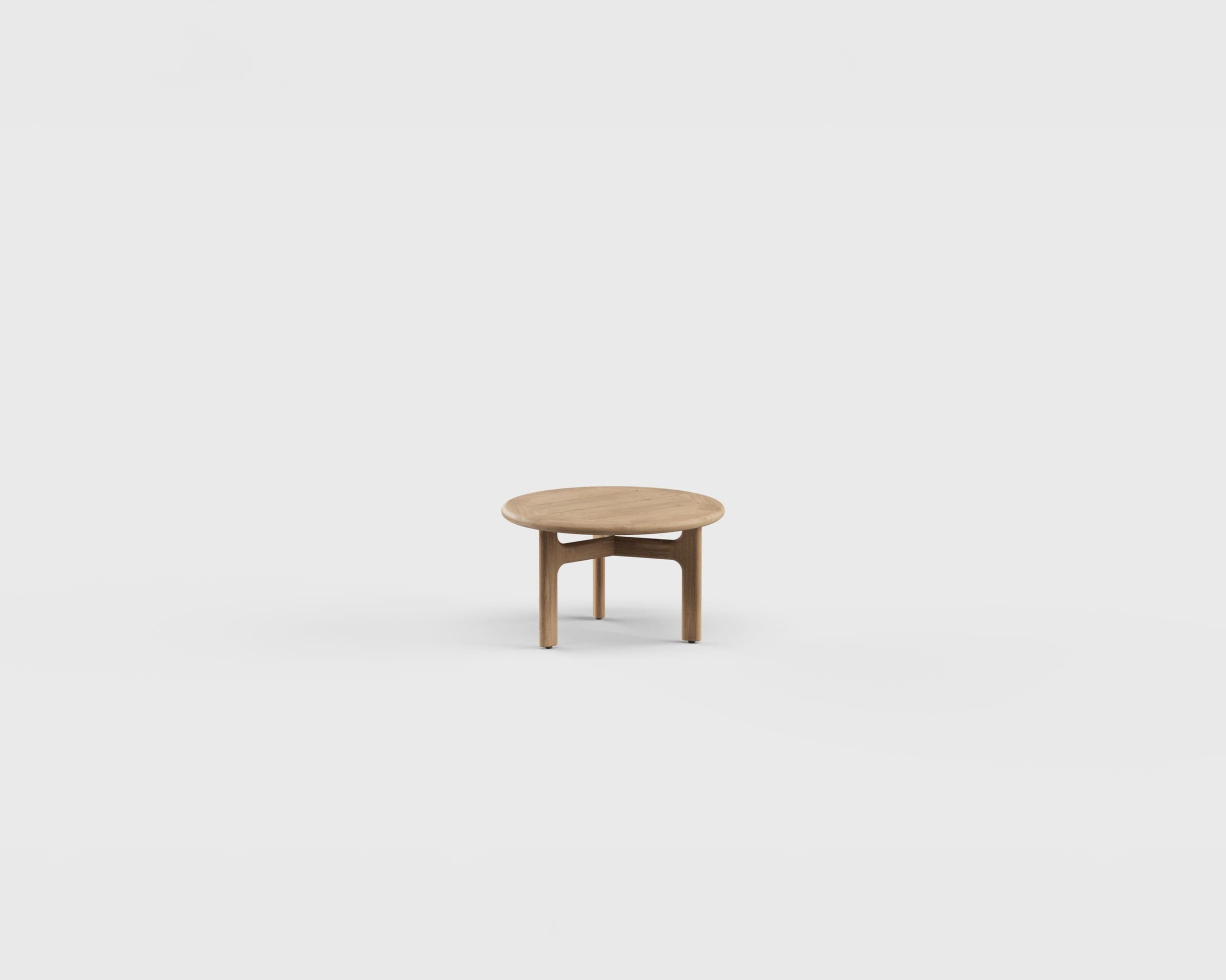 Danao Morellino Side Table RD Teak 24″ Danao Morellino Side Table RD Teak 24″