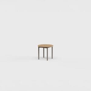 Danao Taos Side Table RD Teak 18″