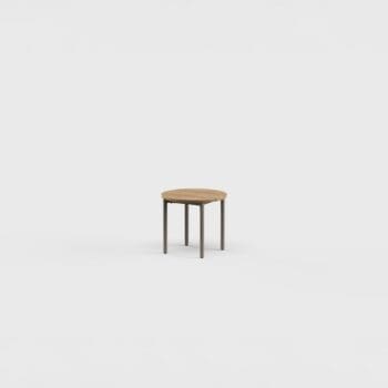 Danao Taos Side Table RD Teak 18″ Danao Taos Side Table RD Teak 18″
