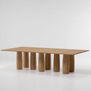 Kettal Il Colonnato Dining Table Rectangle (Teak)