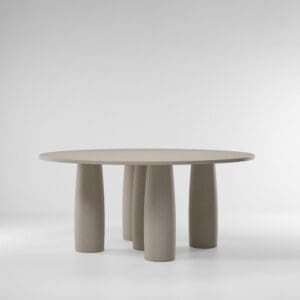 Kettal Il Colonnato Dining Table Round (Minera Stone)
