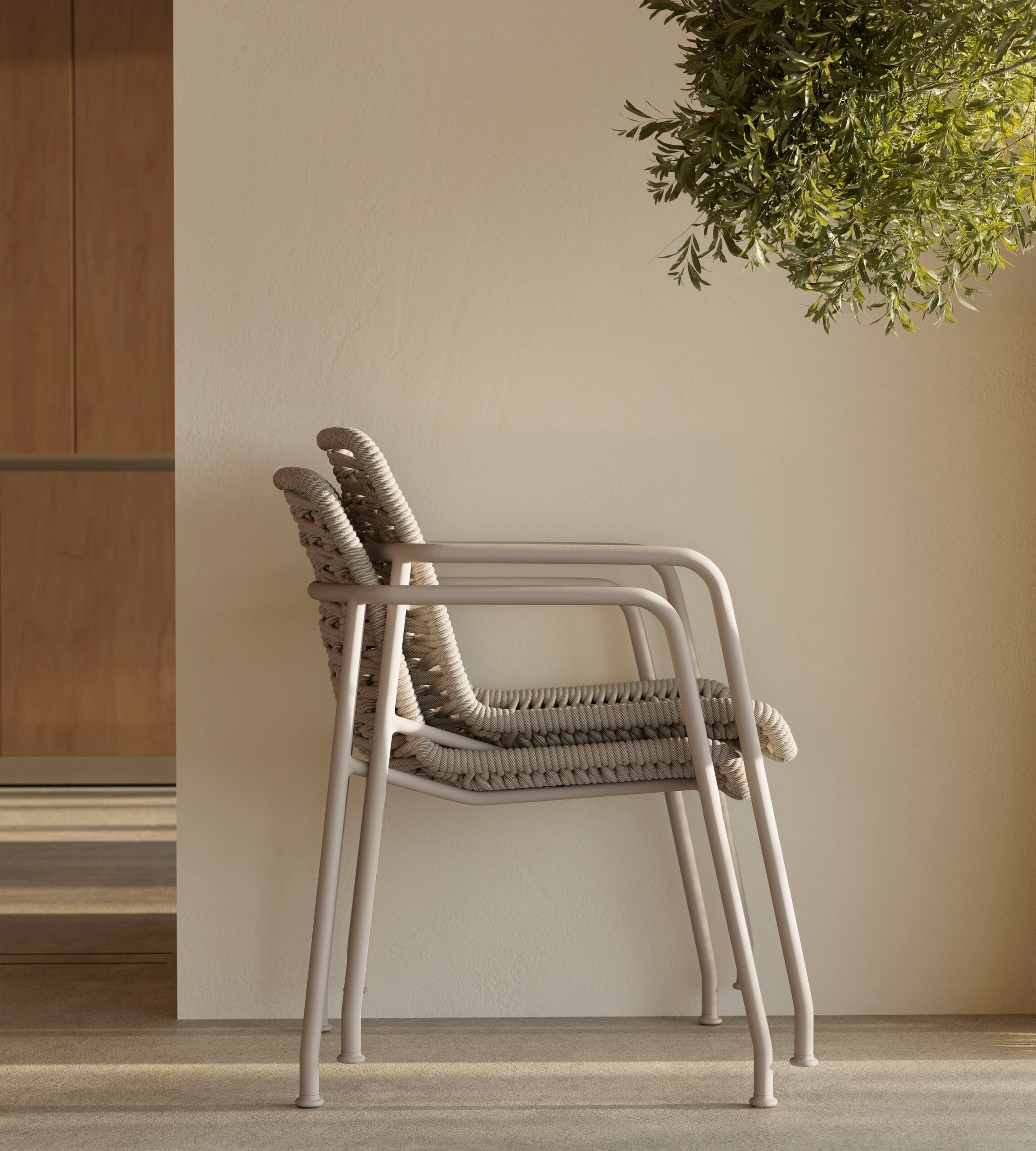 Kettal Tilos Stackable dining armchair Kettal Tilos Stackable dining armchair - Image 2