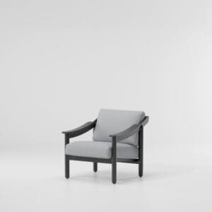 Kettal Loden Club Chair Black Sixties Edition