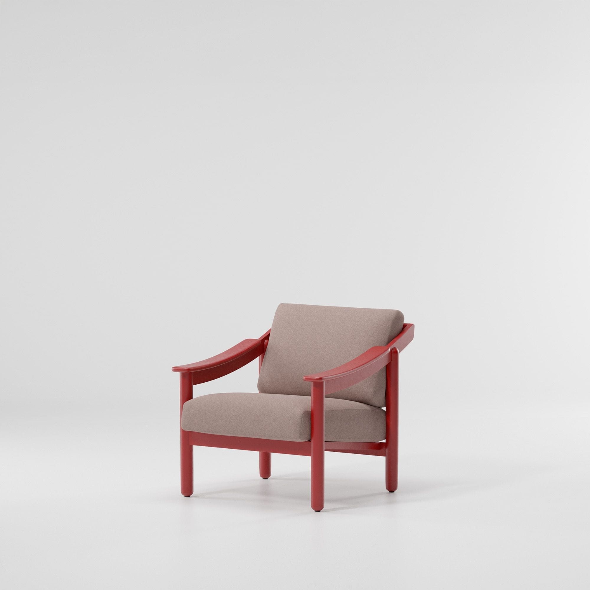 Kettal Loden Club Chair Red Sixties Edition Kettal Loden Club Chair Red Sixties Edition