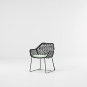 Kettal Maia Dining Armchair Aluminum Legs
