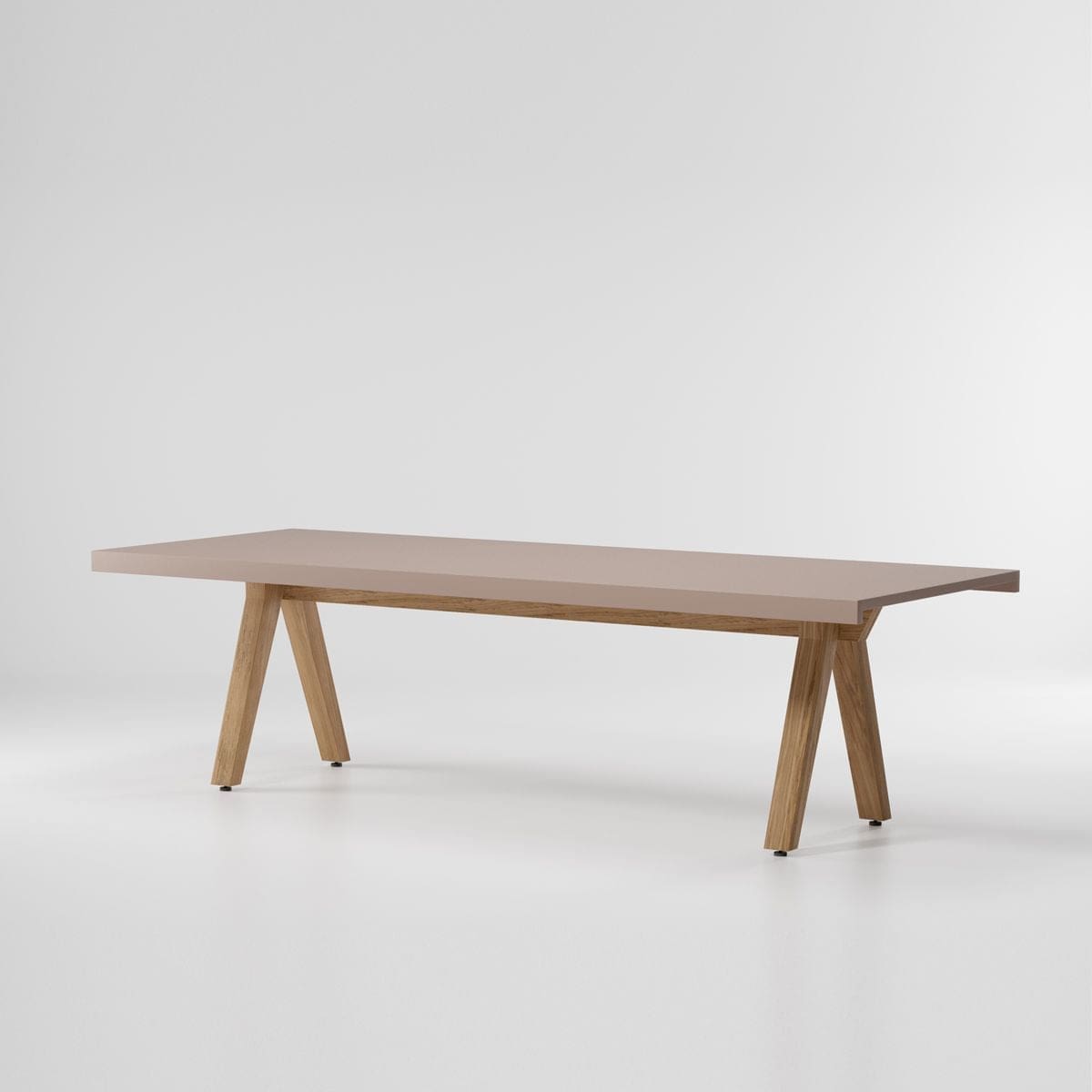 Kettal Maia Table 10 Guests Teak Legs Kettal Maia Table 10 Guests Teak Legs