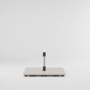 Kettal Meteo L Steel Flat base with wheels