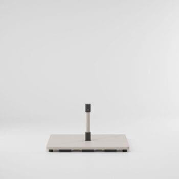 Kettal Meteo L Steel Flat base with wheels Kettal Meteo L Steel Flat base with wheels