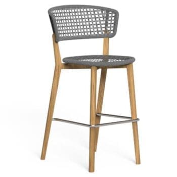 Talenti Moon Teak Bar Stool Talenti Moon Teak Bar Stool