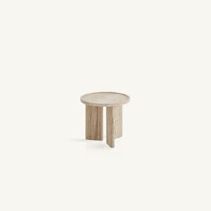 Expormim Meridies Travertine Side Table