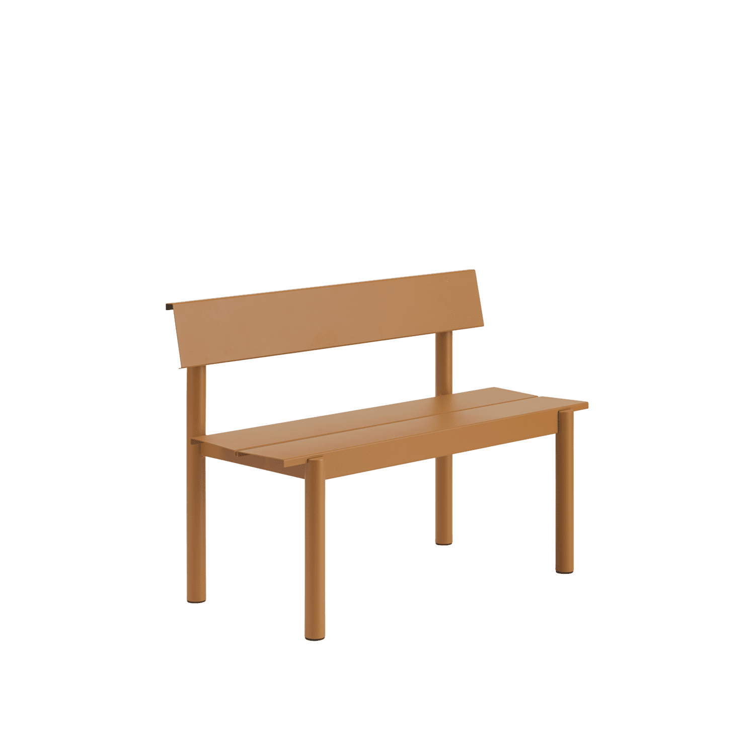 Muuto Linear Steel Bench with Backrest Muuto Linear Steel Bench with Backrest - Image 3