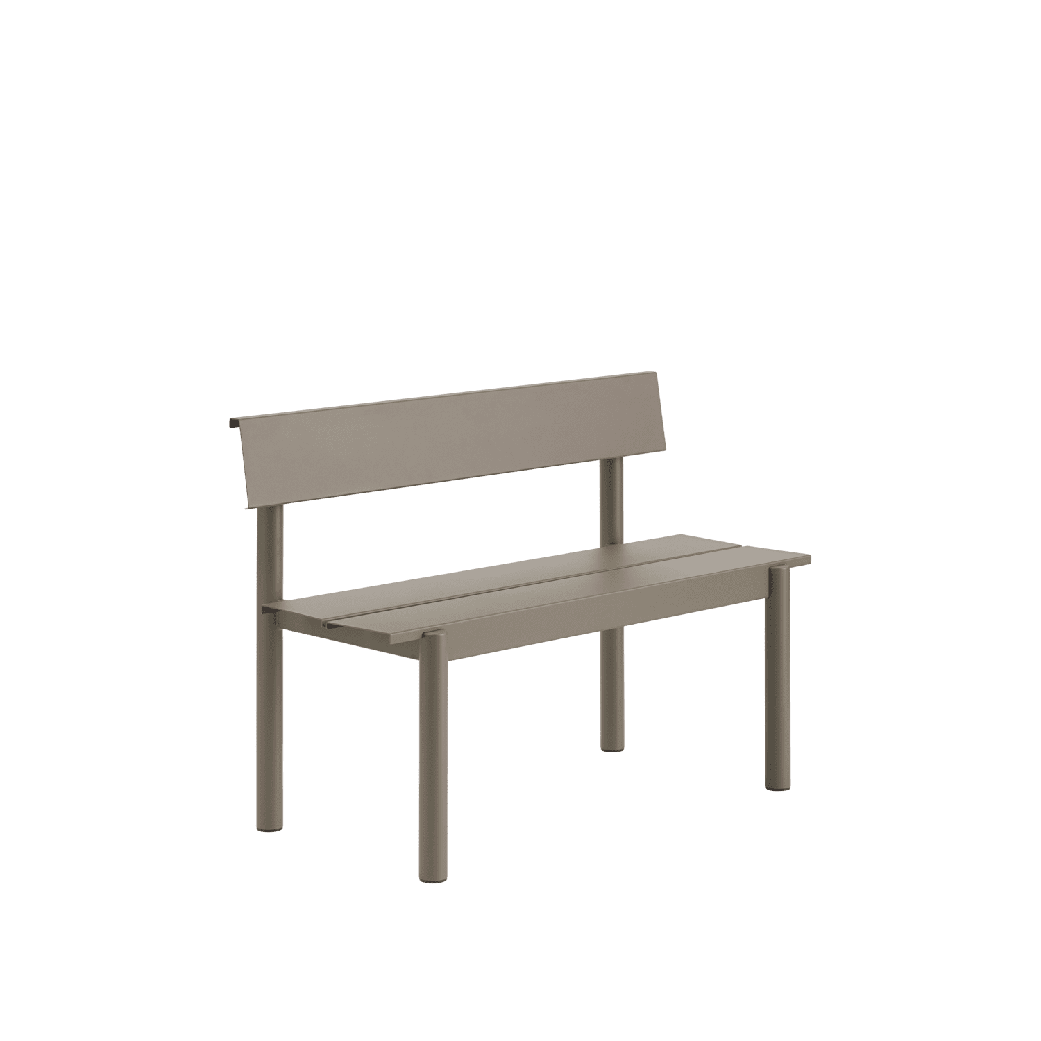 Muuto Linear Steel Bench with Backrest Muuto Linear Steel Bench with Backrest - Image 2
