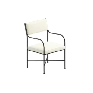 Unopiu Igea iron armchair with cushions