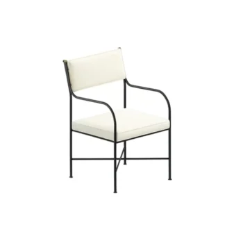 Unopiu Igea iron armchair with cushions Unopiu Igea iron armchair with cushions