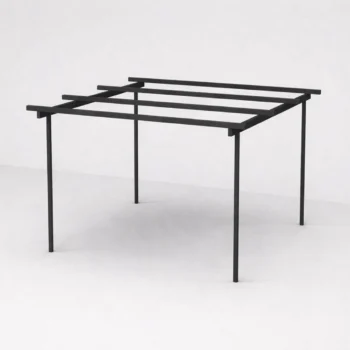 Unopiu Meridienne freestanding pergola without covering Unopiu Meridienne freestanding pergola without covering