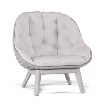 Manutti Sandua High Back Lounge Chair Alu Manutti Sandua High Back Lounge Chair Alu