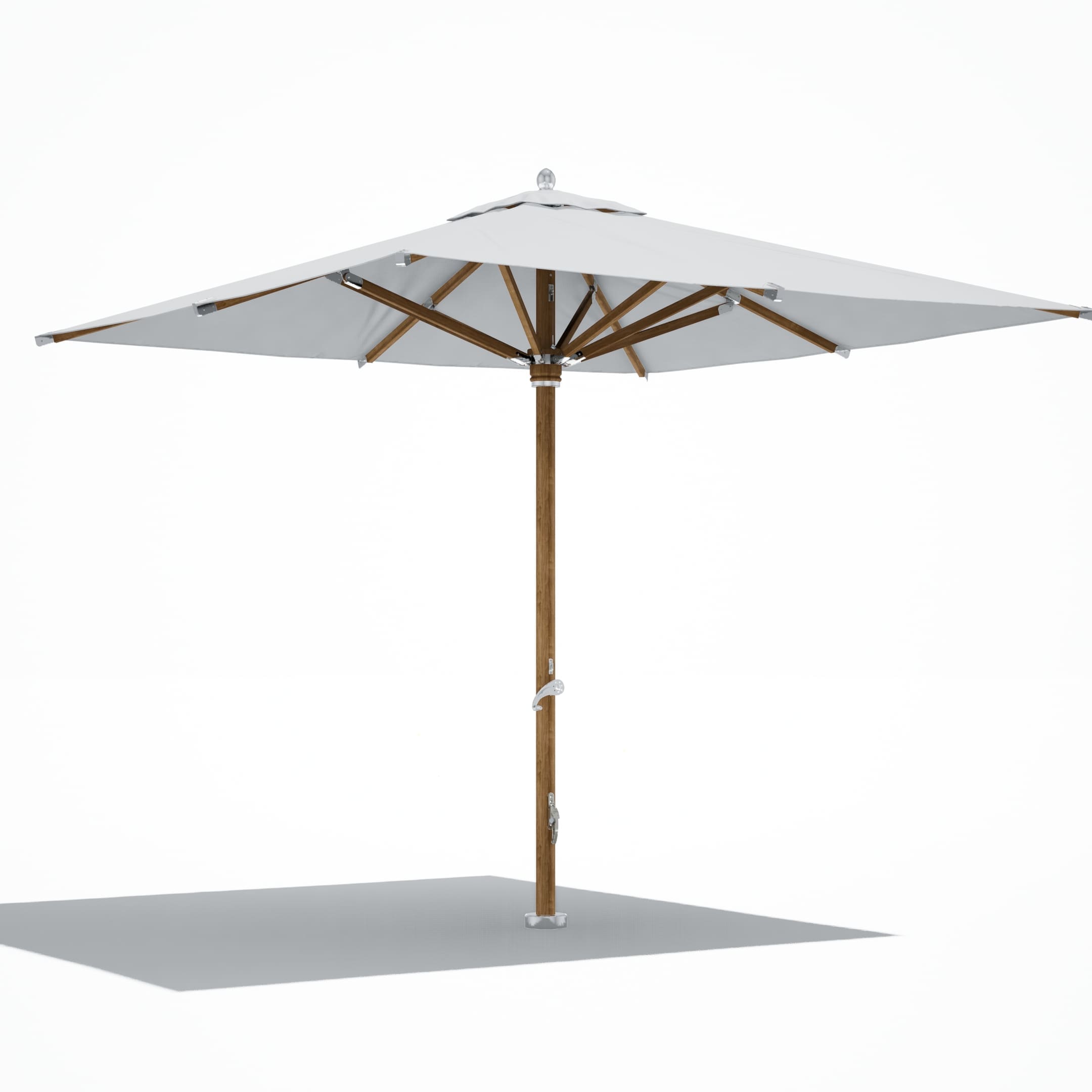 Tuuci Ocean Master Max Nautical Teak Center Post Umbrella Tuuci Ocean Master Max Nautical Teak Center Post Umbrella